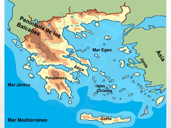 MAR EGEO MAPA